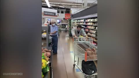 He Floats through the Mart - Laughing Prank