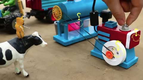 MINI TRACTOR MAKING DIY PROJECT FOR KIDS 2023 | KIDSZEE