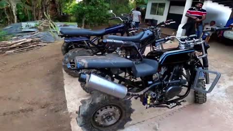 How to Make Off Road Adventure Motorcycle Home made 250cc Off road Motorcycle