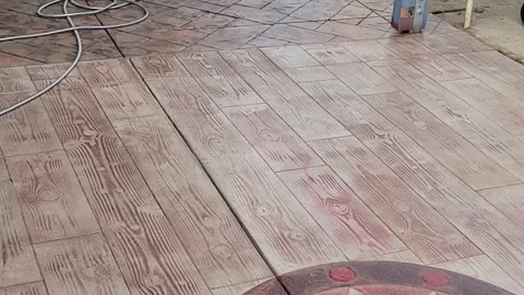 Stamped concrete