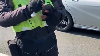 Man Upset over Officer Handing out Parking Tickets