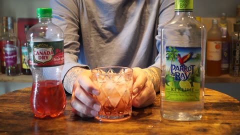 Parrot Bay Key Lime Rum & Canada Dry Fruit Splash