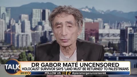 Holocaust Survivor Dr. Gabor Mate on Israel's "Right to defend itself"