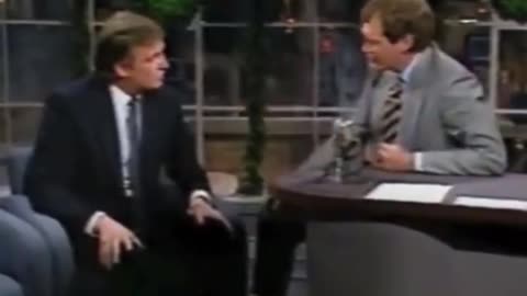 Donald J. Trump on Letterman 30 years ago