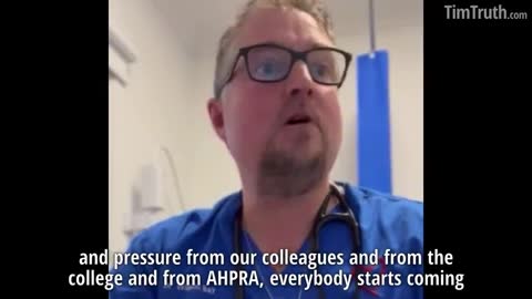 AUSSIE DR BLOWS WHISTLE: DOCTORS FEAR RETALIATION SO DON'T SPEAK OUT/ REPORT AES