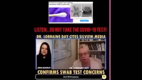 Dr Lorraine Day Warns DO NOT Take The Nasal Test Swab, they vaccinate you