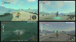 Zelda TOTK: Racing VS BOTW