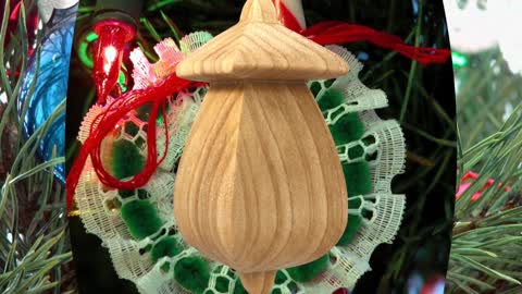 Miniature Birdhouse Ornament, Handmade from Select Grade Hardwoods