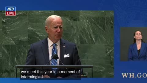 Joe Biden forgets- “... in a moment of ??? And great....”