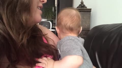 👶 This Baby Gets Emotional When Mom Sings Opera! MOM AND BABY