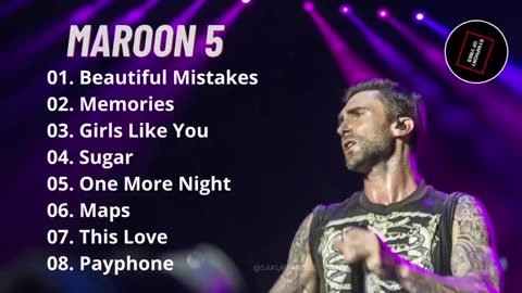 Maroon 5 Greatest Hit Album 2023 - Playlist