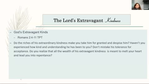 The Lord's Kindness Rom. 2:4-11