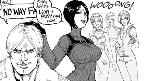 Resident Evil 4 Remake Waifu: Ashley VS Ada Wong | Baalbuddy comic dub