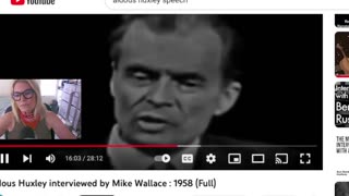 Aldous Huxley Interview in 1958 with Mike Wallace REACT Part 2 of 3