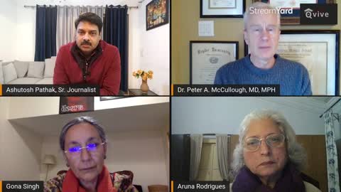 Dr Peter McCullough Live on QVIVE from USA | INDIA DEBATE 16 Jan 2022