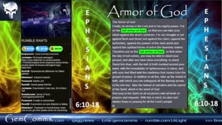 Ephesians 6:10-18, Armor of God by Q'd Up of MG Show's GemComms