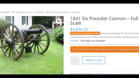 Cannons For Sale!