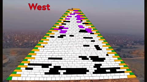 First View of this Pyramid Construction Technique
