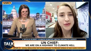 Julia clashes with British Antarctic Survey's climate scientist