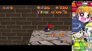 Super Mario 64 100% 120star Speedrun no reset #26