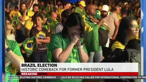 Brazil election: Lula da Silva narrowly defeats Jair Bolsonaro