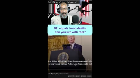 Biden hates the military! DEI will kill troops