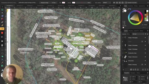 Using Permaculture Principles on a Base Map