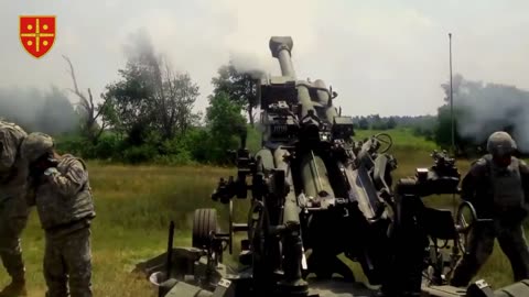 🎯 Drone Footage: Destruction of Russian 2A65 "Msta-B" Howitzer | Real Combat Footage