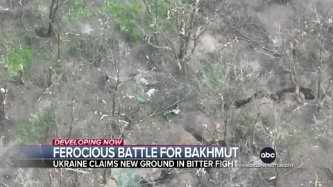 Drone footage shows ferocious battle for Bakhmut