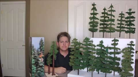 O scale train layout basics from the ground up to the finish Part 4 O scale Trees DIY