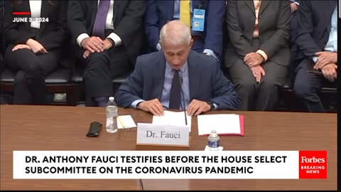 WATCH- Dr. Fauci Delivers Fiery Opening Remarks In Front Of House Select Subcommittee On Covid-19