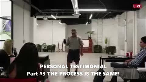 Personal Testimony Client to Client Part #3: THE PROCESS IS THE SAME!