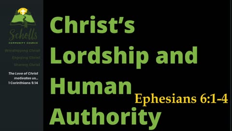 Christ’s Lordship and Human Authority