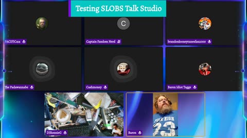 Testing SLOBS Stream Yard Alternative Talk Studio