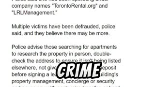 Fraudulent Rental Scheme in Toronto