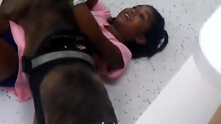 100 lb PITBULL ATTACKS KID IN Pet Store!