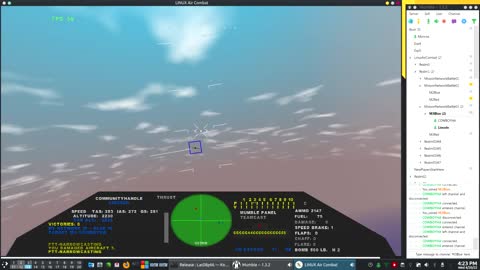 Linux Air Combat 20Apr2022 Bob And Hank Vs RedBlokes Pt1