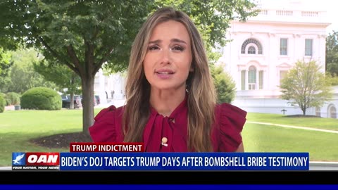 Biden's DOJ Targets Trump Days After Bombshell Bribe Testimony