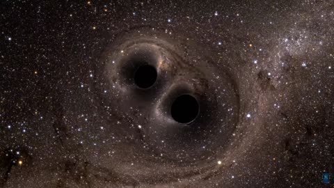 Two black holes merge into one