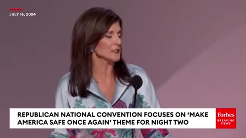 Haley Compares Presidents At RNC 2nd Night- Trump Put The Heavy Sanctions On Iran Biden Lifted Them