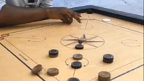 Carrom-Flying shot never seen before