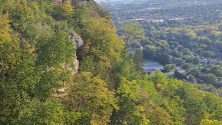 Grandads Bluff Lacrosse, Wisconsin looking out over the town.9/29/23