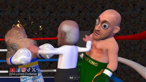 Oleksandr Usyk vs Tyson Fury ( animation )