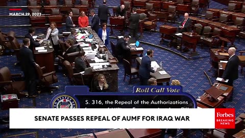BREAKING- Senate Passes Repeal Of AUMF For Iraq War