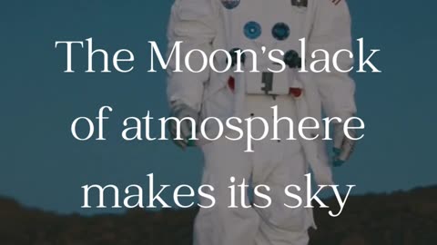 What is the color of the Moon's sky