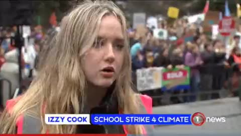 Die Klimawandel-Aktivistin Izzy Cook