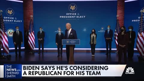 President-elect Joe Biden says he_s considering Republicans for his team