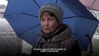 Kyiv Residents Line Up For Water After Devastating Russian Strikes