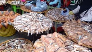 Fish market in Phnom penh