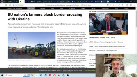 Gonzalo Lira, Ukraine Update, Farmer Strikes in Europe, Escalation in the Middle East, Taiwan, G-20